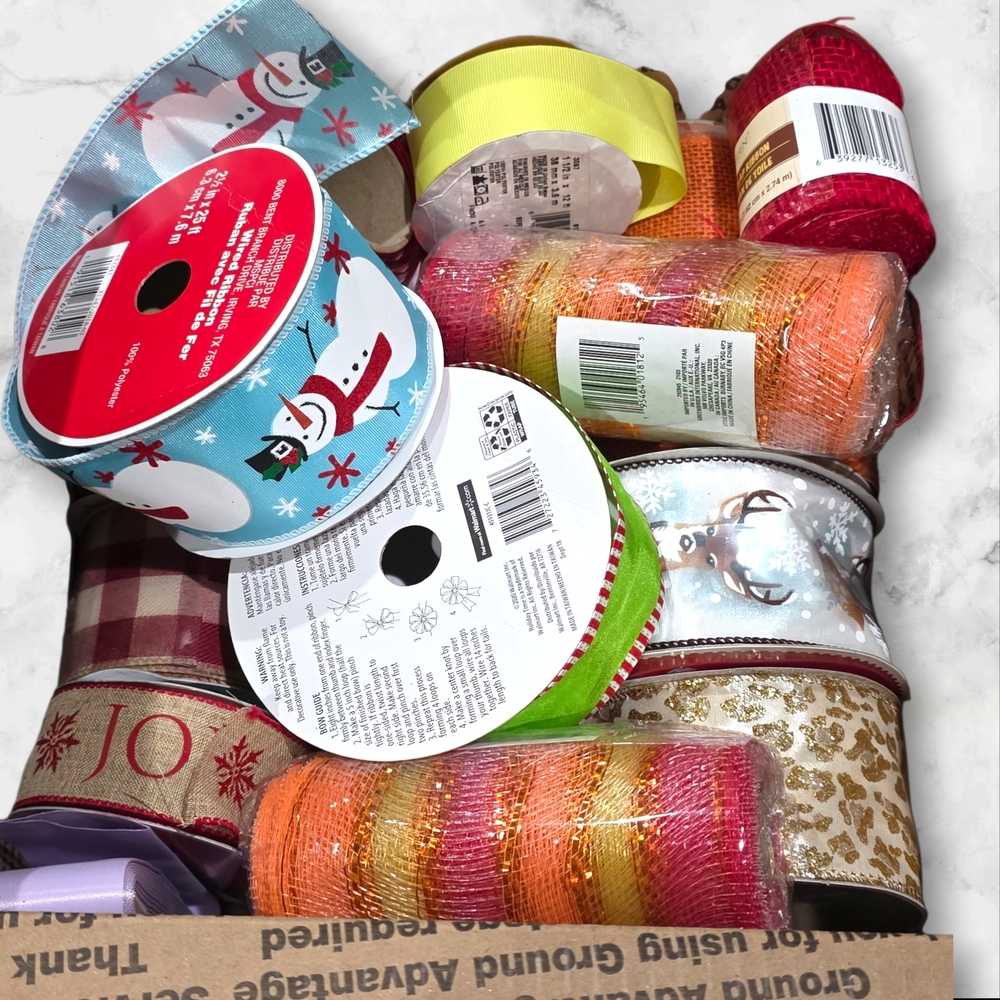 Ribbon & More Lot Of 20 Item's Crafting Supplies Hand-Crafted Handmade D47